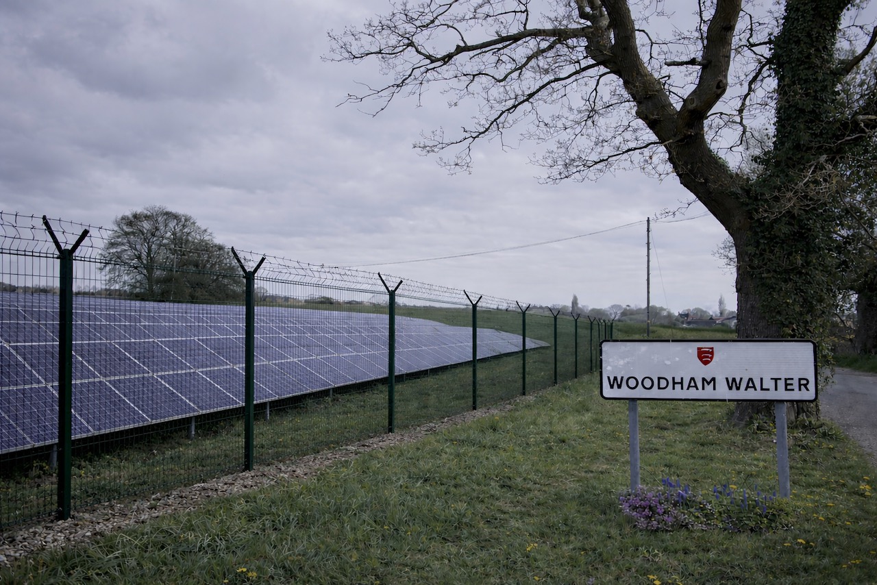 Image showing our wonderful countryside covered in solar panels